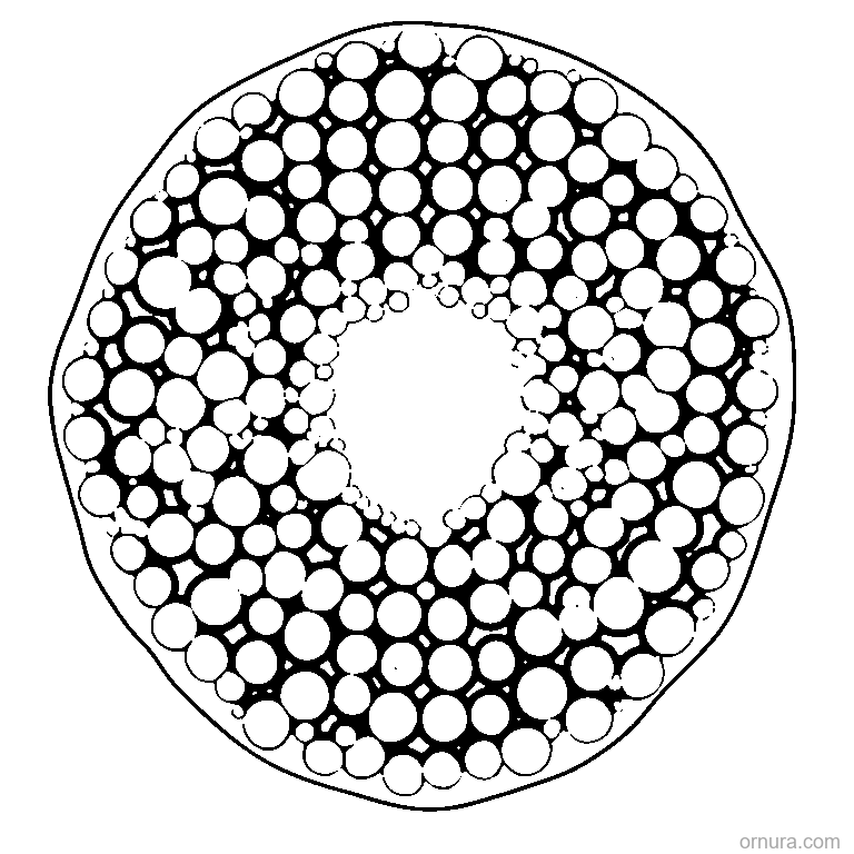 bubble wrap pattern coloring page - free printable bubble wrap circles pattern for kids and adults
