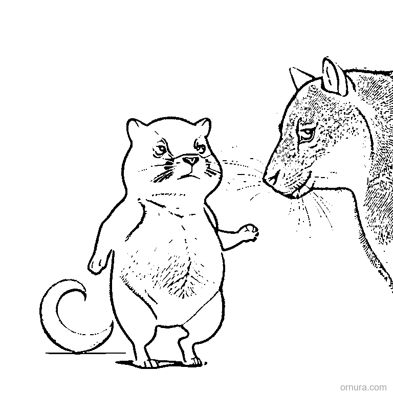 cute capybara walking forward coloring page - free printable black and white line art for kids and adults