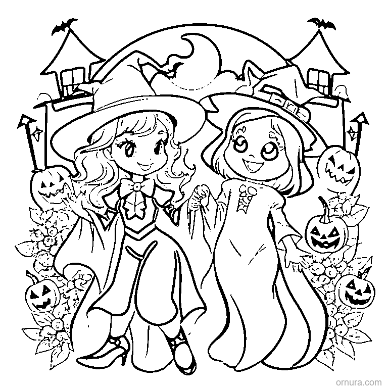 easy halloween ghost for kids coloring page - free printable black and white line art for kids and adults