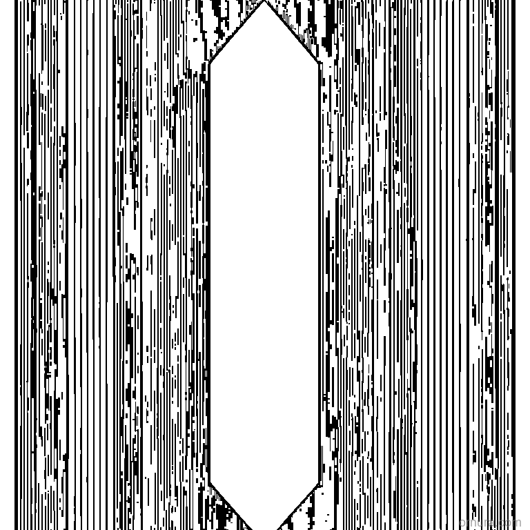 fringe pattern vertical lines coloring page - free printable black and white line art for kids and adults
