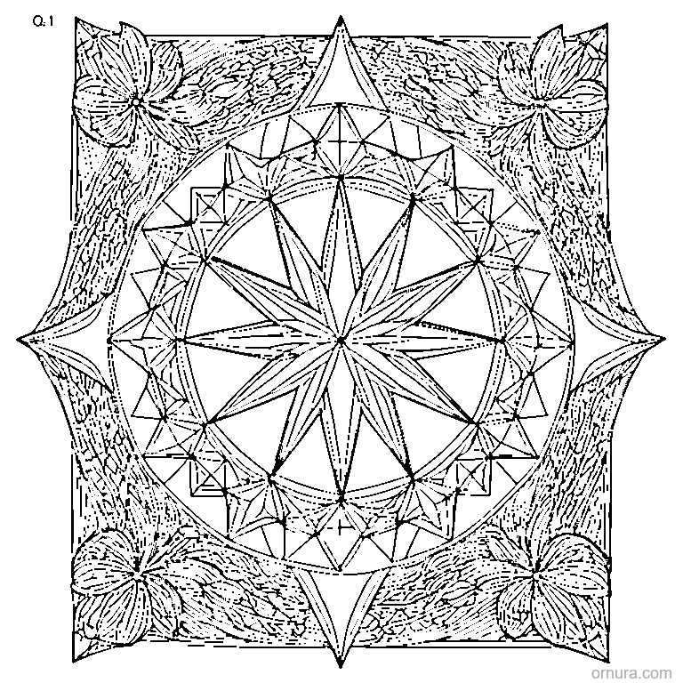 star pattern repeated coloring page - free printable black and white line art for kids and adults
