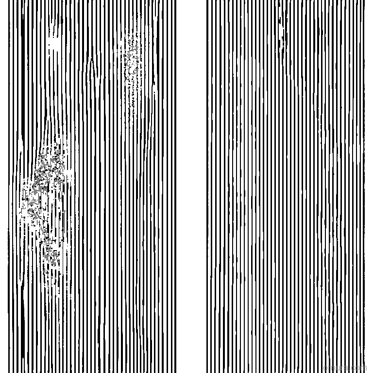 stripes pattern thick lines coloring page - free printable black and white line art for kids and adults