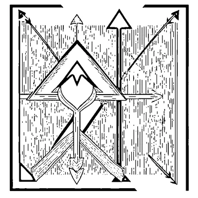arrow pattern pointing up coloring pages