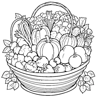 Basket Of Vegetables