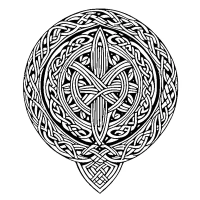 celtic knot pattern coloring pages