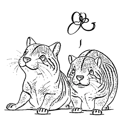 Cute Capybara Facing Forward Proudly coloring page - free printable