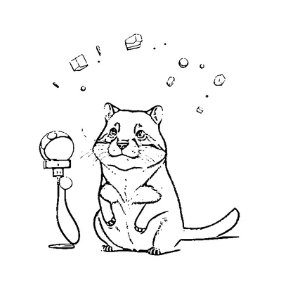 Cute Capybara Relaxing Lazily coloring page - free printable