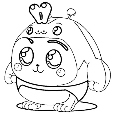cute furry monster coloring pages