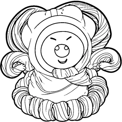 easy wrapped candy coloring pages