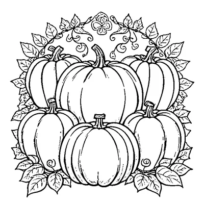 pumpkin family coloring pages