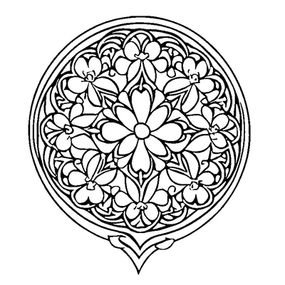 quatrefoil pattern clover coloring pages