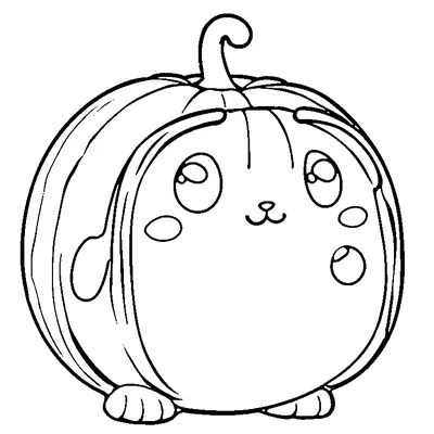 snail with a pumpkin shell coloring pages