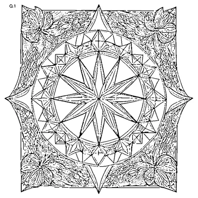star pattern repeated coloring pages
