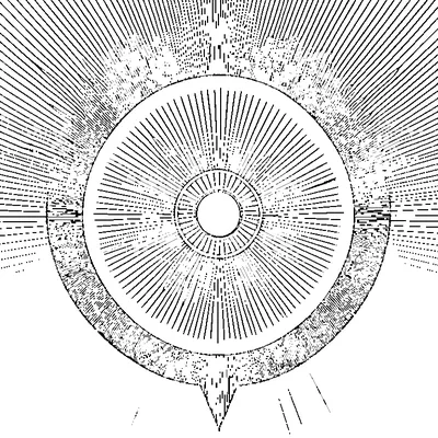 sunburst pattern rays coloring pages