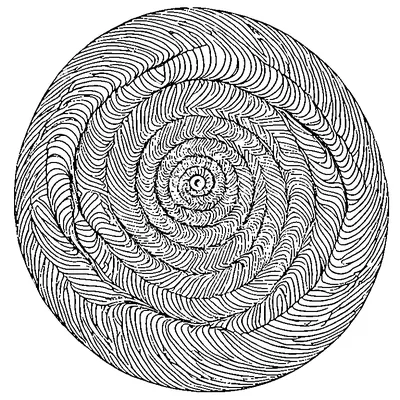 swirl pattern spiral coloring pages
